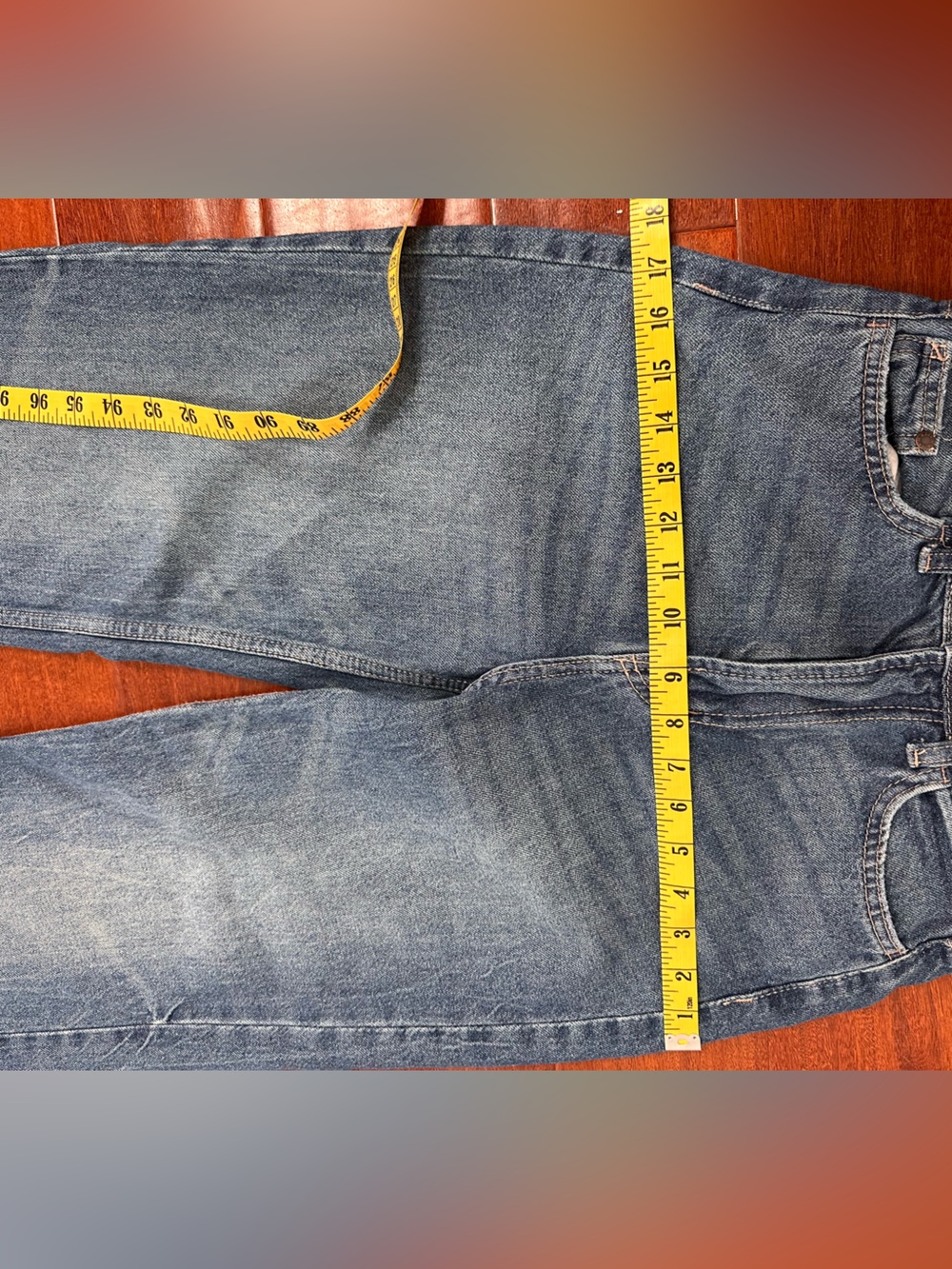 H&M &Denim Ultra High Waist Wide Leg Jeans Women’s Size 2 Blue Medium Wash - Picture 4 of 11
